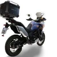 GPR TECH compatible con  Zontes 703 F 2025/2026 Baúl Alpi-Tech en aluminio, color negro con placa específica incluida Capacidad Litros 45