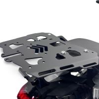 GPR TECH compatible con  Zontes 703 F 2025/2026 Placa de fijación específica Top Case ALPITECH 35>55 LT compatible con portaequipajes original, fabricada en acero inoxidable con 4 puntos de anclaje