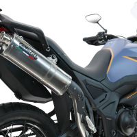 GPR escape compatible con  Zontes 703 F 2025-2026, Trioval, Escape legal, homologado, silenciador con db killer desmontable y tubo de conexión específico 